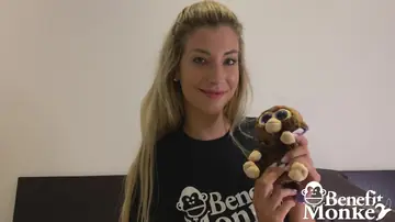 Shona River – Blonde Slips Off Her Panties and Fingers Her Pussy