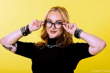 Emma Magnolia – BBW Redhead in Glasses Flaunts Her Big Ass and Gets Fucked