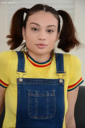 Liv Wild – Busty Latina in Pigtails and Thigh-High Socks Rides Cock