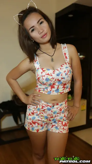 Thai Woman Undresses to Show Her Big Natural Tits