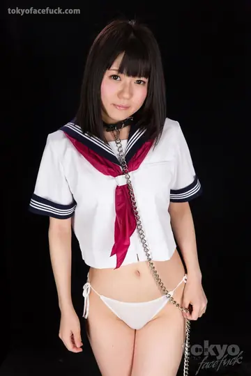 Mai Araki – Thick Japanese Brunette in Panties Deepthroats Her Partner for a Facial