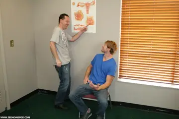 Angie N – Busty MILF Nurse Gives a Blowjob and Kisses Her Patient