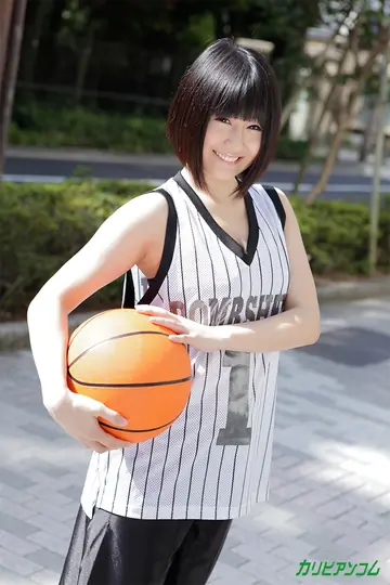 Japanese Basketball Player Sucks Cock and Rides Cowgirl Outdoors
