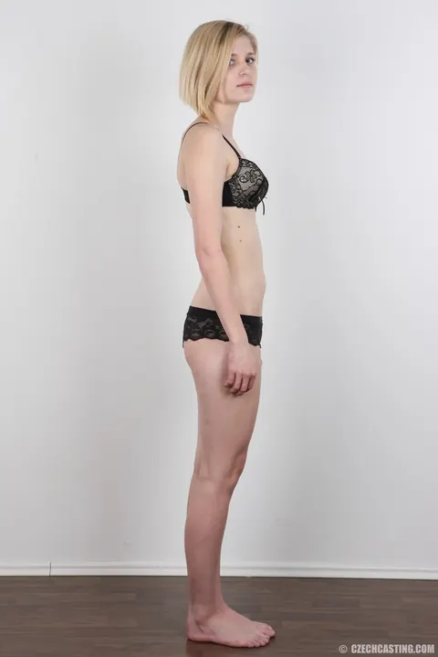 Barbora Kovarikova: Slim European Blonde Strips Out of Her Lingerie and Boots – photo 8 of 20
