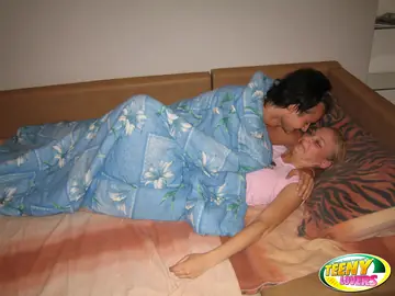 Slim European Blonde Sucks Cock and Gets Fucked Doggy Style