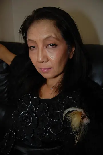 Mature Asian Brunette in Lingerie Gets Fucked and Fingers Herself