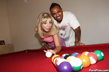 Chastity Lynn – Blonde PAWG in Lingerie Sucks BBC in an Interracial Threesome