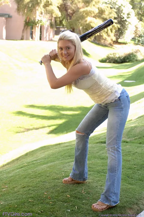 Alison Angel: Two Petite Blondes in Jeans Lick and Finger Each Other – photo 20 of 20