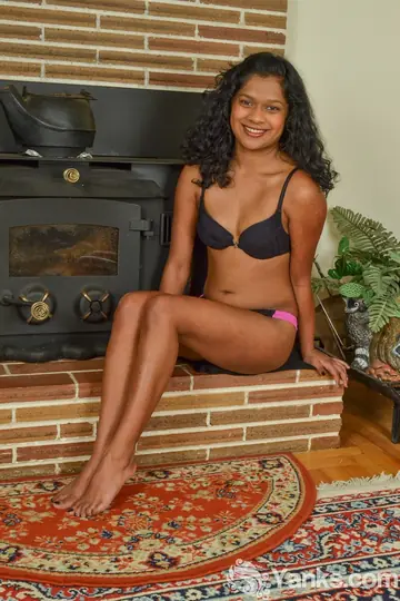 Indian Brunette Doffs Her Panties and Fingers Her Pussy