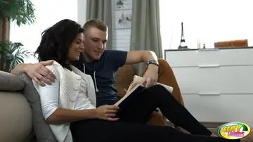Mary Dee – Slim European Brunette Sucks Cock and Swallows
