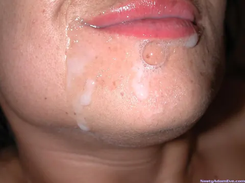 Blonde in Glasses Swallows Cum in a Threesome – photo 16 of 16