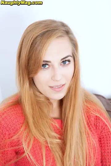 Redhead in Jeans and Panties Spreads Her Hairy Pussy