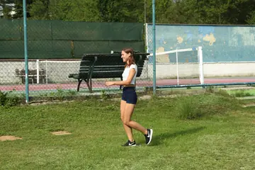Eveline Dellai – Czech Brunette Fingers and Fists Skinny Lesbian Outdoors at the Gym