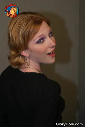 Alexa Lynn – Petite Redhead MILF Masturbates and Sucks BBC at Gloryhole