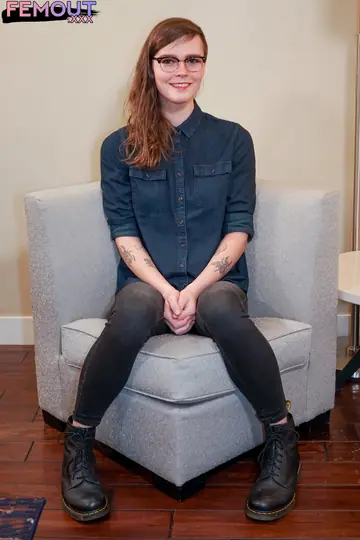 Trans Woman Strips Nude and Poses Displaying Her Body