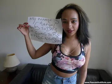 Chanel Santos – British Brunette in Lingerie and Shorts Has Sex