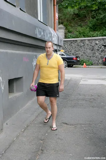 European Woman in a Skirt Gives a Blowjob Then Takes Anal Doggy Style