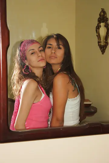 Sonia Garcia – Latina Lesbians in Socks Lick and Finger Each Other