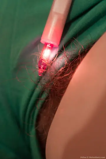 Busty Brunette in Panties Fingers Her Hairy Pussy for Christmas
