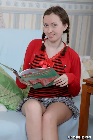 Wendy Harper – Petite Brunette in a Skirt Takes Anal and Shows Her Shaved Pussy