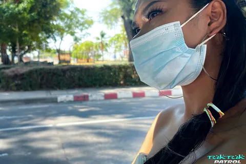 Thick Thai Woman Rides and Gets Fucked Doggy Style Outdoors – photo 1 of 21