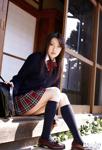 Misa Shinozaki – Japanese Babe Pulls Panties Aside and Toys Her Pussy