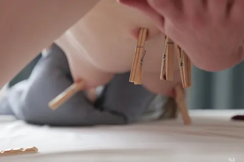 Ginger Mary: Pale Blonde PAWG with Small Natural Tits Submits in Bondage – photo 17 of 21