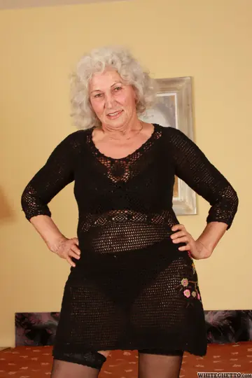 Woman in Lingerie Shows Her Figure