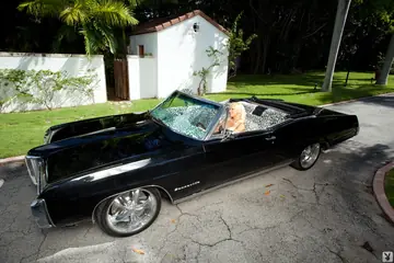 Nichole Van Croft – Mature Blonde in Glasses Undresses and Spreads in the Car