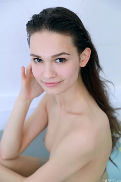 Anastasia Bella: Slim Brunette Spreads in the Bathroom – photo 15 of 21