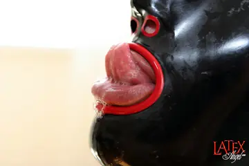 Busty Woman in Latex and Heels Deepthroats and Takes a Fist
