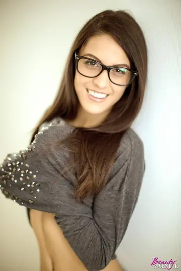 Carolina Abril – Latina Brunette in Glasses Sucks Cock and Rides in 69