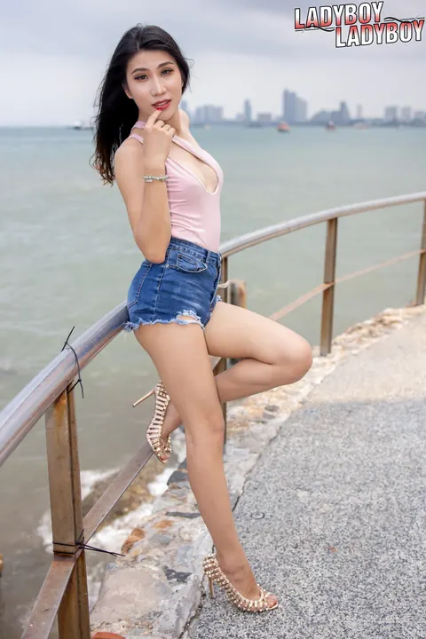 Asian Trans Woman Poses Nude and Bends Over – photo 2 of 16