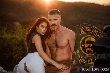 Vanessa Sky – Latina in Boots Rides Anal Cowgirl and Takes It Doggy on a Motorcycle
