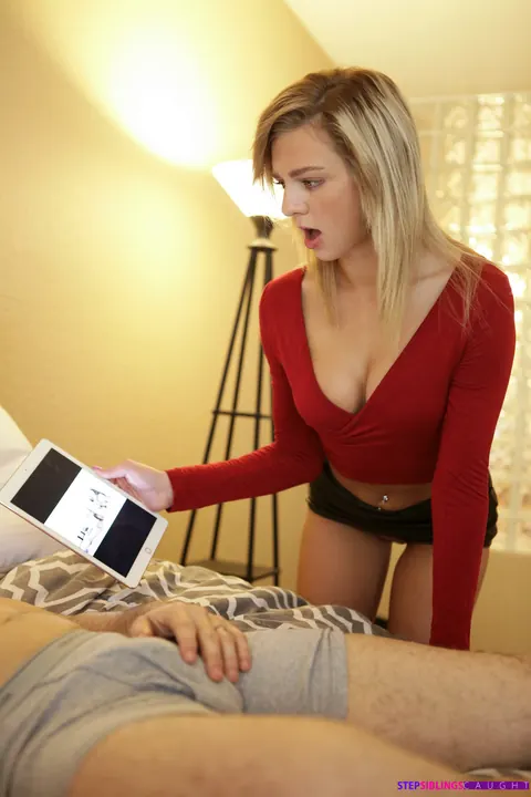 Tiffany Watson: Busty Blonde in a Miniskirt and Heels Gets Fucked and Creampied – photo 2 of 16