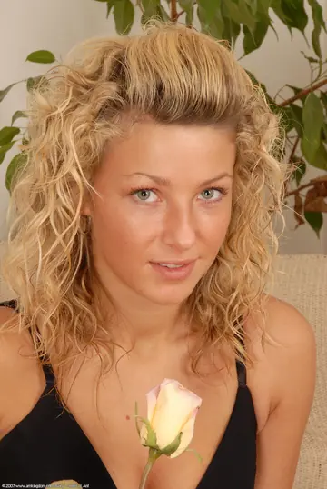 Skinny Woman Strips Nude and Poses for the Camera