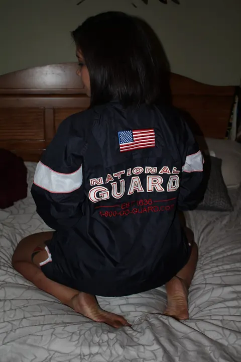 Thick Asian Brunette in Uniform Flashes Her Big Tits – photo 4 of 15