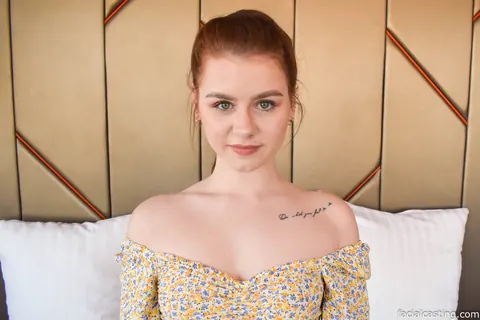 Redhead PAWG Gives POV Blowjob and Takes a Facial – photo 1 of 15