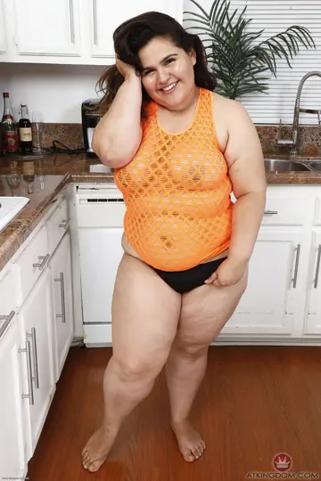 Karla Lane – Latina BBW Undresses and Shows Her Hairy Pussy