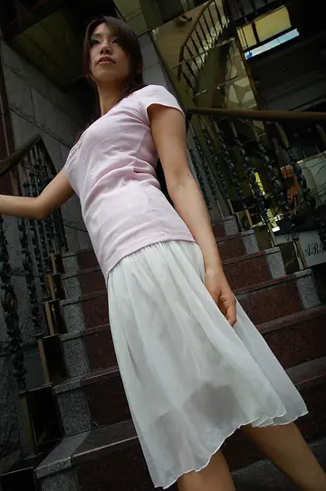 Rikako Yokoyama – Asian MILF Strips Out of Her Lingerie and Skirt