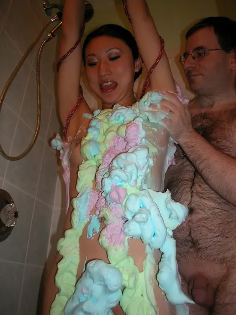 Kiana Li: Petite Asian Brunette Stands in the Bathroom – photo 11 of 21