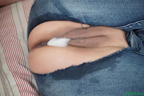 Koharu Tachibana: Busty Asian Brunette in Jeans Takes Anal Doggy and a Creampie on the Sofa – photo 12 of 20