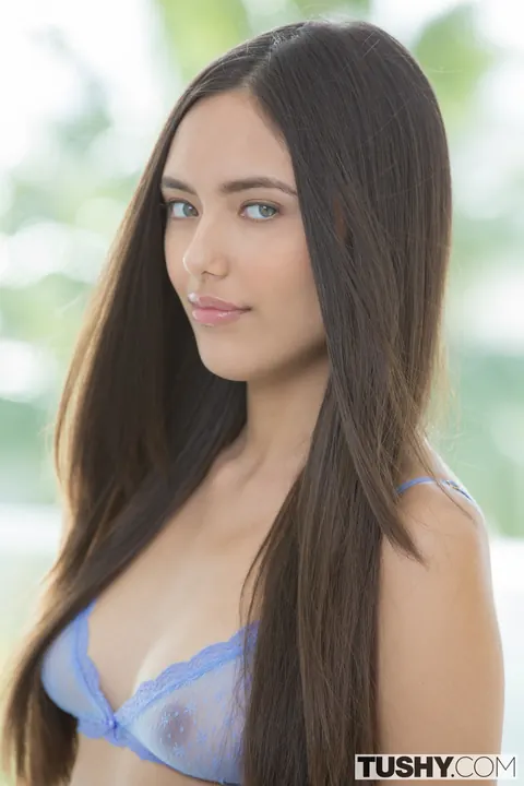 Maya Grand: Brunette in Lingerie Takes Anal Doggy Style – photo 1 of 20
