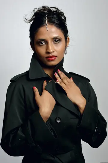 Thick Indian Woman Poses in Lingerie and Stockings