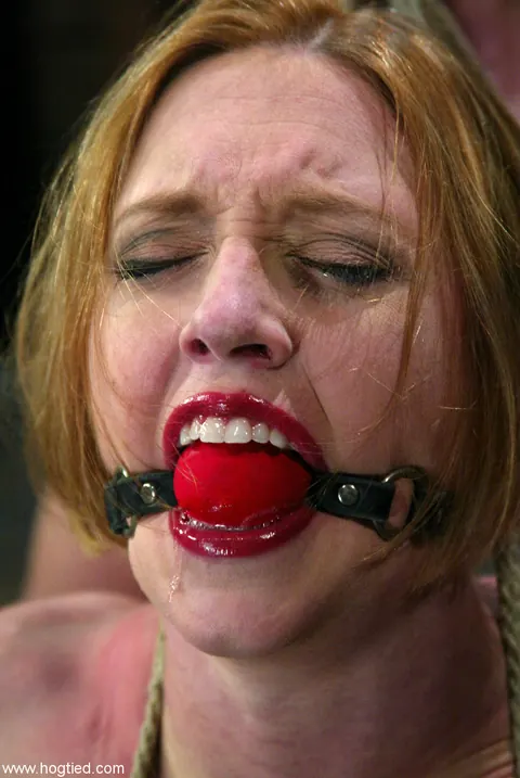Dee Williams: Thick Redhead MILF with Big Tits Gets Hogtied in Bondage – photo 17 of 21