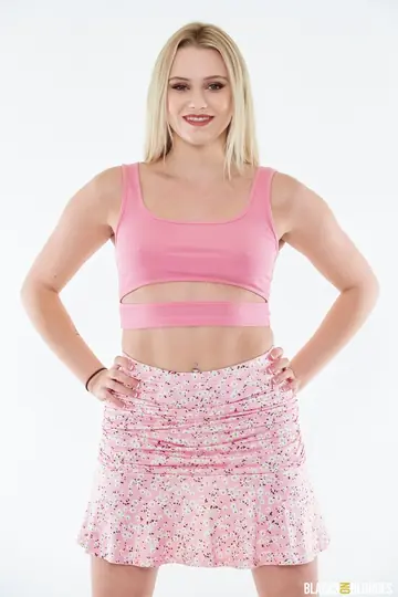 Chloe Rose – Blonde in a Skirt Sucks and Fucks a Big Black Cock