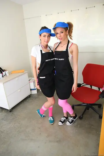 Chastity Lynn – Blonde and Brunette Lesbians Play Anal Games and Lick Pussy