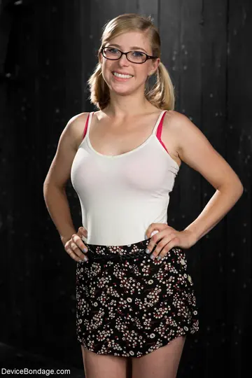 Penny Pax – Petite Redhead with Big Tits and Glasses Gets Bound and Toyed in Lesbian BDSM