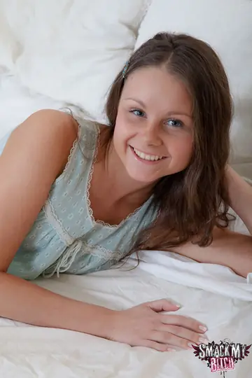 Brunette with Natural Tits Fingers Herself and Uses a Toy in Panties