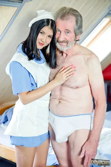 Tall Czech MILF in a Nurse Uniform Sucks Cock and Takes Anal Creampie